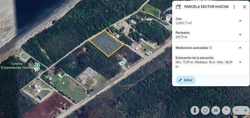 PARCELA EN VENTA - SECTOR PLAYA HUICHA - Imagen 2