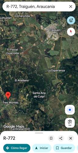 Vende campo de 21 hectáreas en Traiguén, Novena Región, rol chileno, sector muy tranquilo