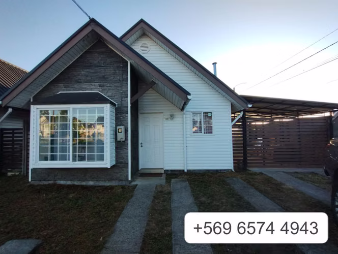 ARRIENDO CASA AMOBLADA-JARDIN FLORESTA-VILLARRICA
