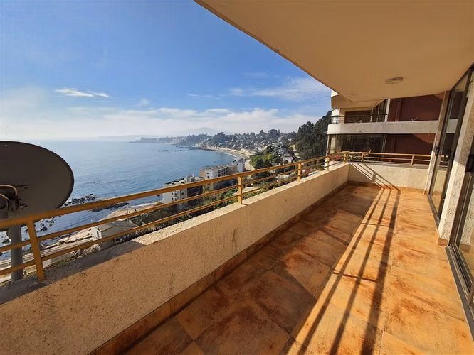 En Arriendo Departamento Vista Al Mar, 2 Dormitorios, Concón