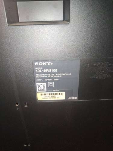 TV 50" Bravia para repuesto