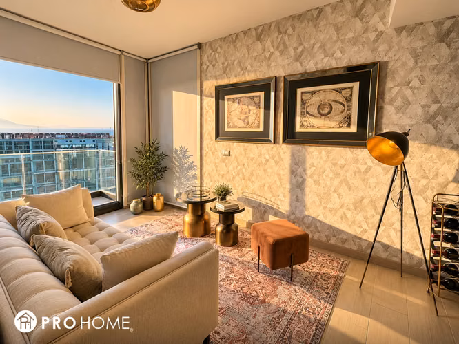 Arriendo Depto 1D1B Amoblado Vista al Mar Antofagasta - Imagen 1