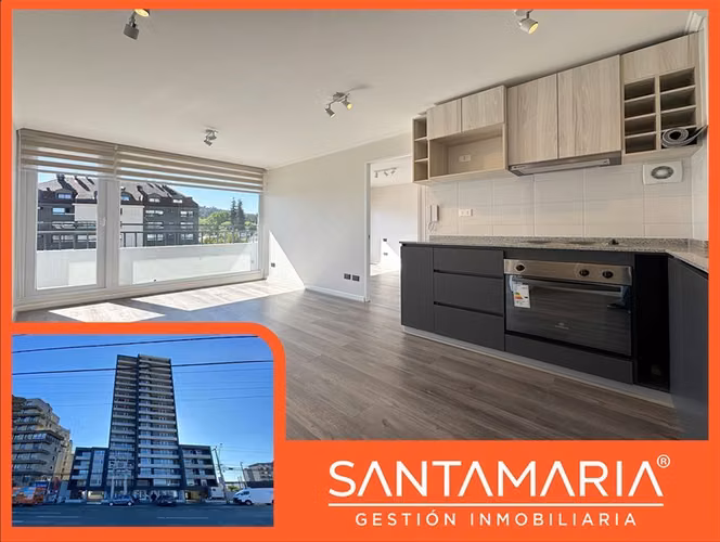 Arriendo Dpto de 2 dorm. y Estac en Concepción - Imagen 1