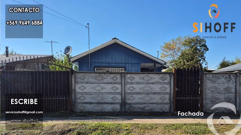 Se Vende Casa en la Ciudad de Bulnes, Region de Ñuble
