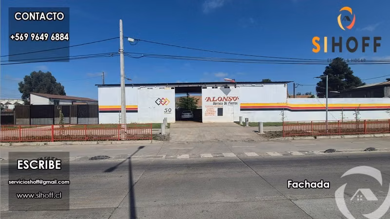 Se Vende Sitio Comercial en Calle Huambali, Chillán