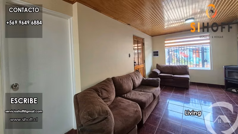 Se Arrienda Casa Amoblada en Sector Rio Viejo, Chillán