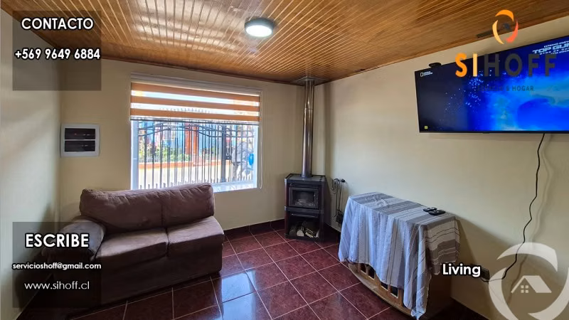 Se Arrienda Casa Amoblada en Sector Rio Viejo, Chillán