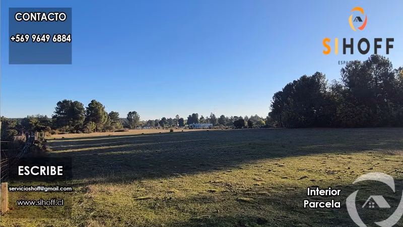 Se Vende Parcela de 6250 en Sector Tejeria, Comuna de Pinto