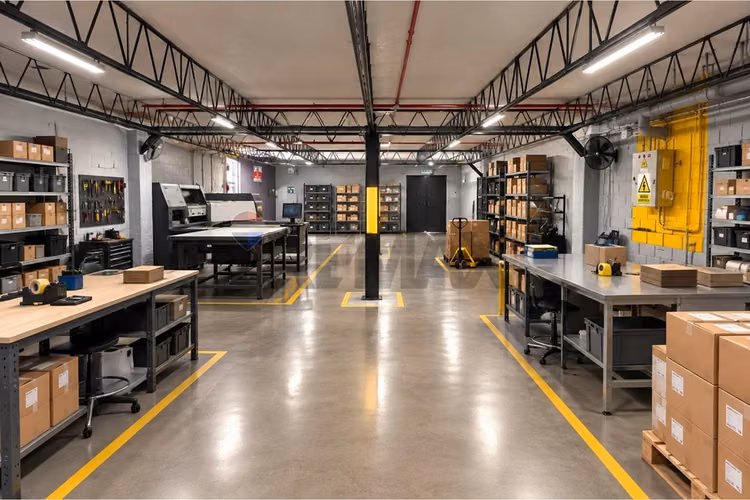 Para fábrica con oficina de 176 m²