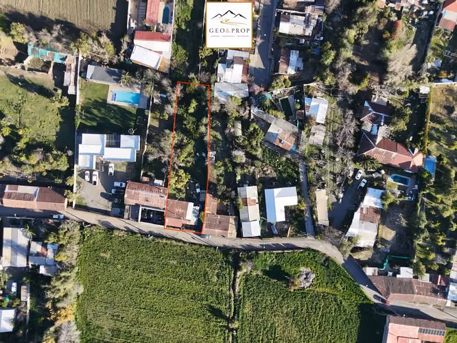 Casa adobe Plaza Putaendo con terreno agricola 1119  m²