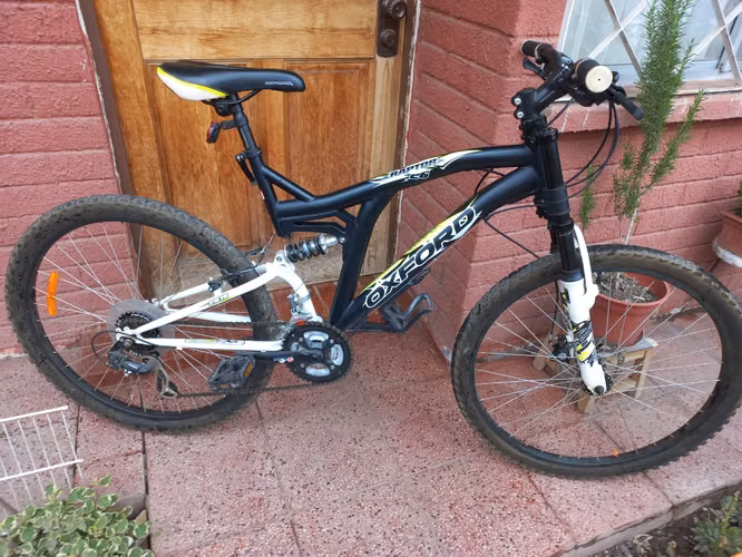 Bibicleta Oxford Raptor amortiguación trasera