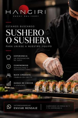 Maestra/o sushera/o