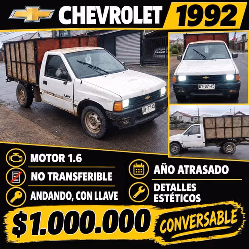 Vendo camioneta chevrolet