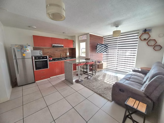 Arriendo depa Amoblado 2d/2b/1e cerca Enap entrega inmediata