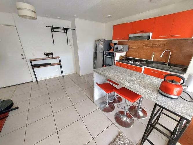 Arriendo depa Amoblado 2d/2b/1e cerca Enap entrega inmediata
