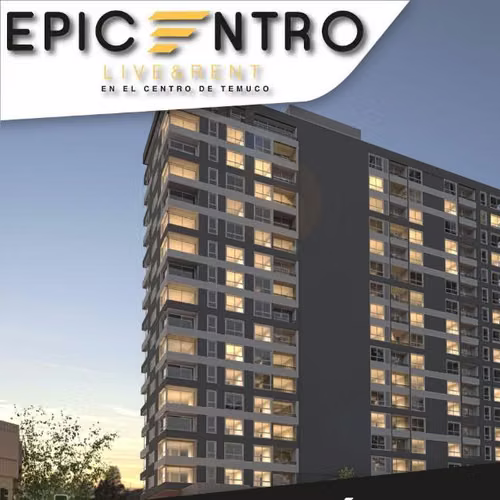 Departamento Estudio En Arriendo Moderno Edificio Epicentro  - Temuco Centro