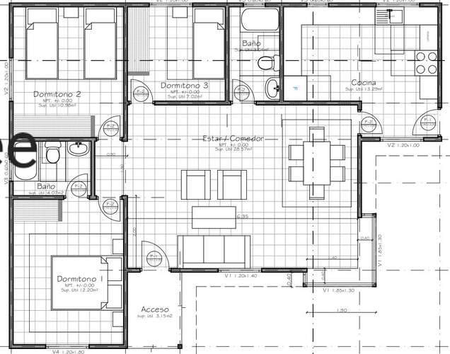 Venta casa nueva 3D/2B  El Pino - Quiebrafrenos - Laja