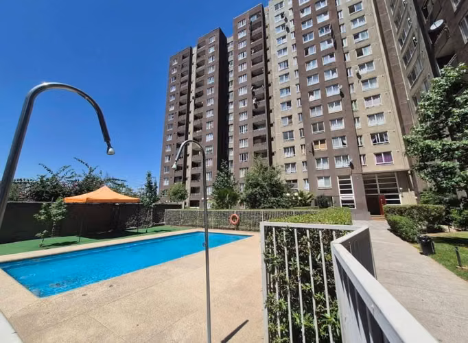 Departamento en arriendo - La Cisterna, gastos comunes incluidos
