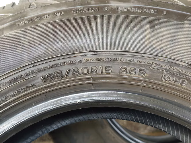 Neumáticos Dunlop Grandtrek AT20 195/80R15 COMO NUEVOS