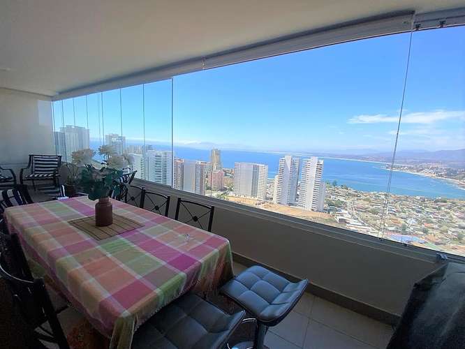 Venta de departamento de 3 dormitorios, en Costa de Montemar, Concón. 9.500 UF