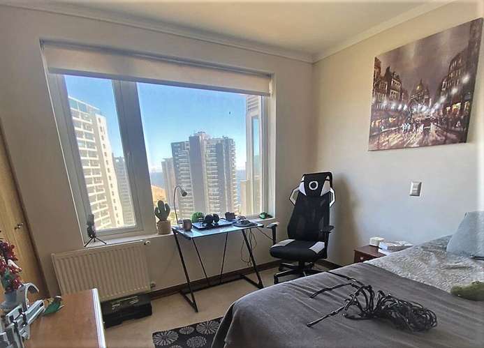 Venta de departamento de 3 dormitorios, en Costa de Montemar, Concón. 9.500 UF