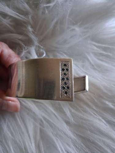 Pulsera esclava plata maciza