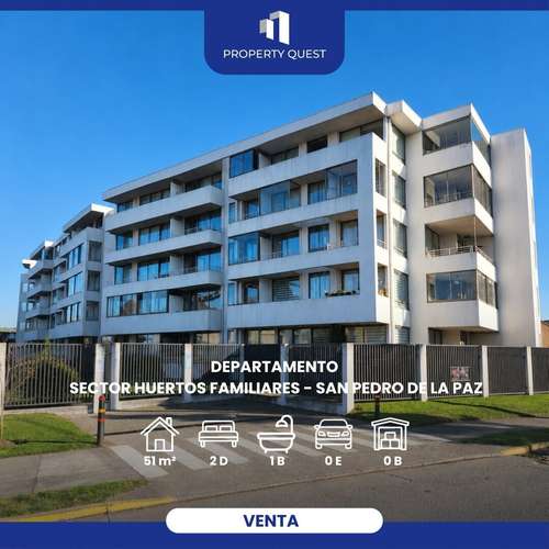 VENTA DEPTO 2D+1B HUERTOS FAMILIARES