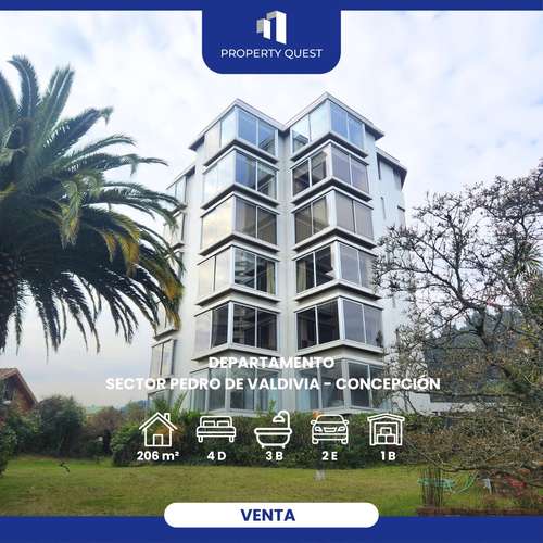 VENTA AMPLIO DEPTO 4D+3B PEDRO DE VALDIVIA