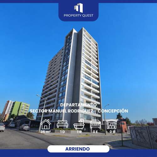 ARRIENDO DEPTO. 1D+1B SECTOR MANUEL RODRIGUEZ