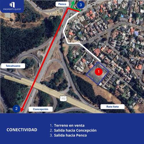 VENTA TERRENO INMOBILIARIO HABITACIONAL PENCO