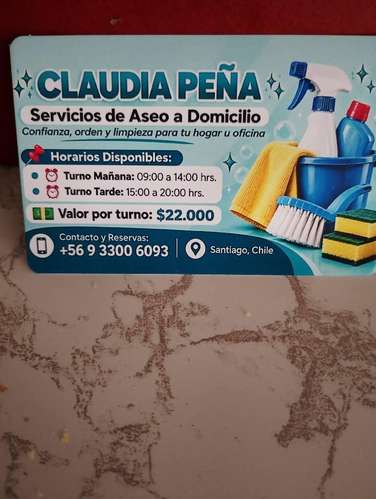 Aseo por horas
