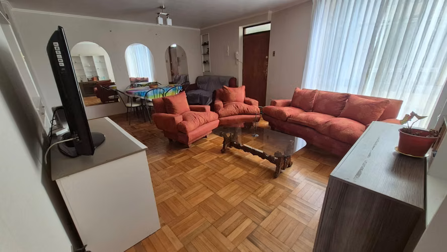Departamento central, 4d1b, 88m2, a pasos de transporte para universidades