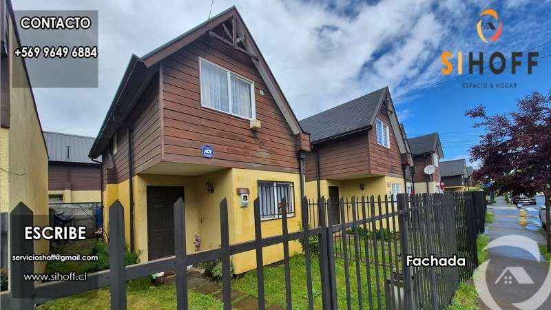 SE VENDE CASA EN VIILA LAS DELICIAS, CHILLÁN