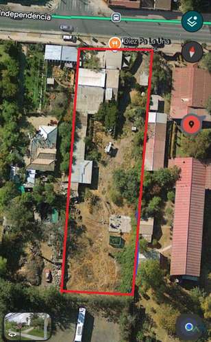 Venta sitio 2.498 m² en Independencia, Puente Alto