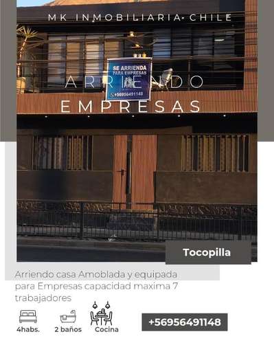 Arriendo casa para Empresas