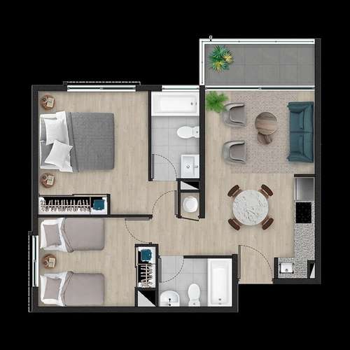 FANTASTICO DEPARTAMENTO EN PAPUDO COMPLETAMENTE AMOBLADO - Imagen 20