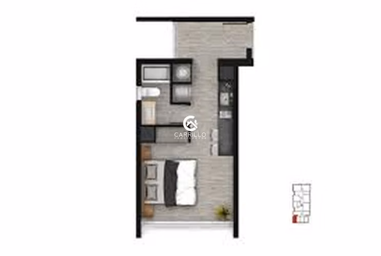 ARRENDAMOS DEPTO ESTUDIO EDIFICIO ZURICH - Imagen 5