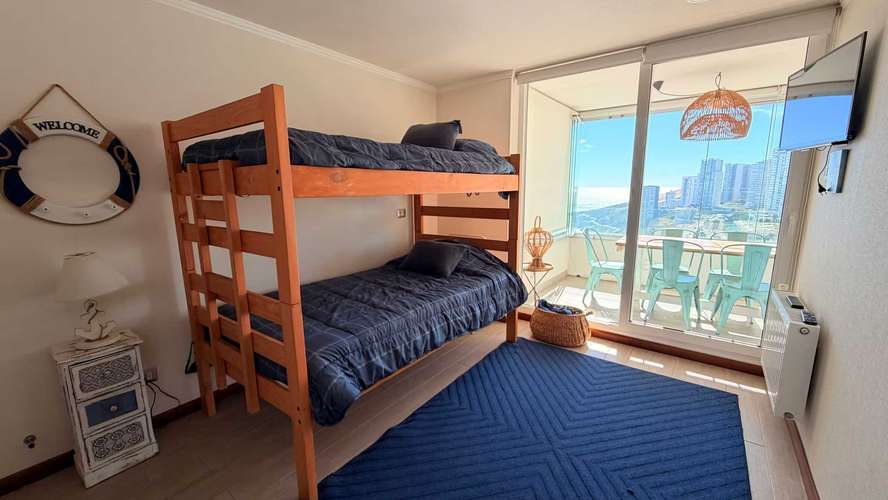 Moderno depto 2D/2B con vista al mar en Concón (186142) - Imagen 6