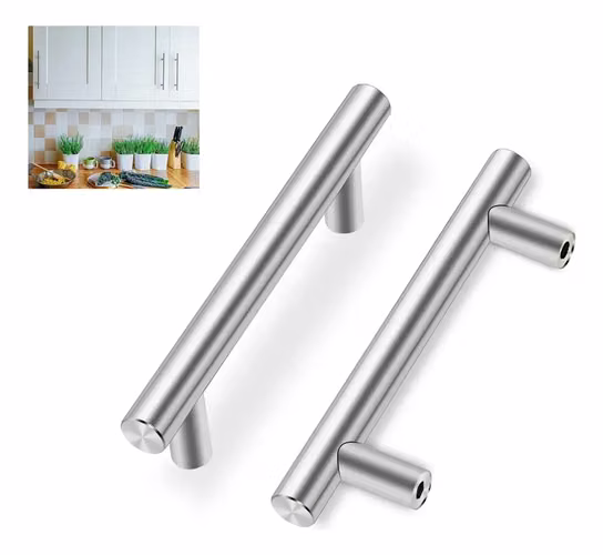 MANILLAS DE ACERO PARA MUEBLES, 16cms Y 19cms