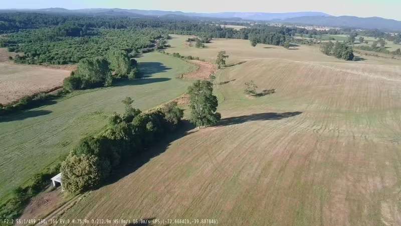 88 HECTÁREAS PLANAS CON ESTERO EN TANTAUCO LOS LAGOS