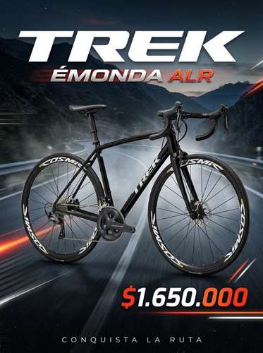 Vendo bicicleta de ruta  TREK ÉMONDA ALR DISC CUSTOM - TALLA 52 