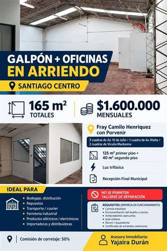 Industrial en arriendo idel para ECommerce