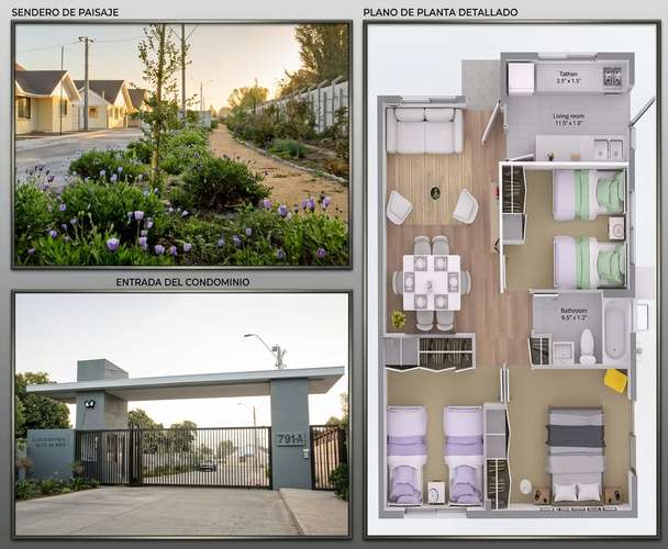 CASA DE 1 PISO EN CONDOMINIO
