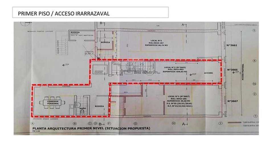Local Comercial Con Oficinas, Ñuñoa - Imagen 3