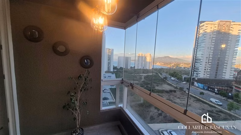 Depto amoblado 2D2B en Concón, quincho con vista al mar - Imagen 5