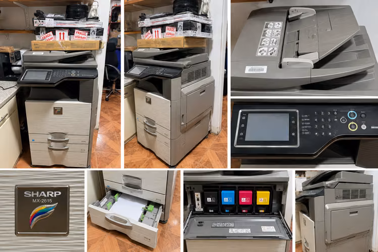 Impresora Multifuncional Sharp MX-2615N Color Profesional + Tóner