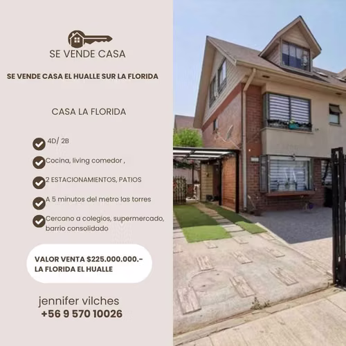 VENDO CASA EL HUALLE (84683)