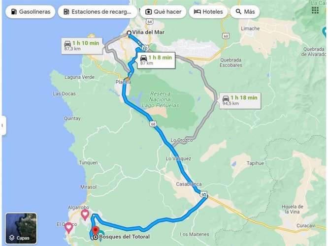 Gran terreno | 11 ha  En El Quisco