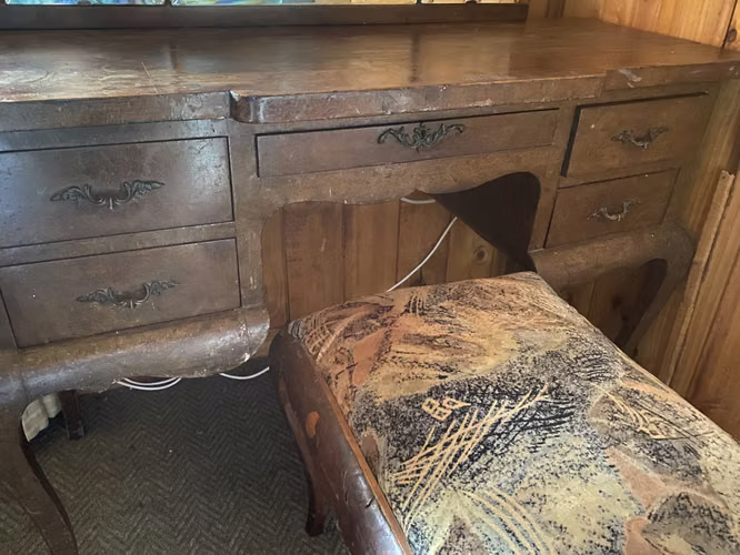 Conjunto muebles dormitorio vintage - Imagen 17