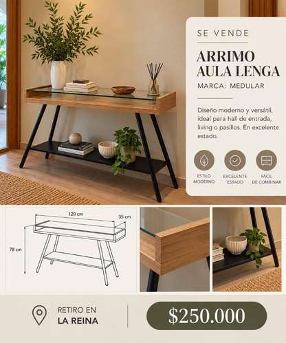 Mesa arrimo